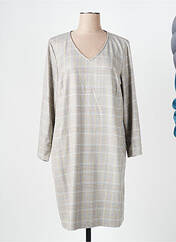 Robe mi-longue gris SIGNE NATURE pour femme seconde vue