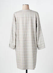 Robe mi-longue gris SIGNE NATURE pour femme seconde vue