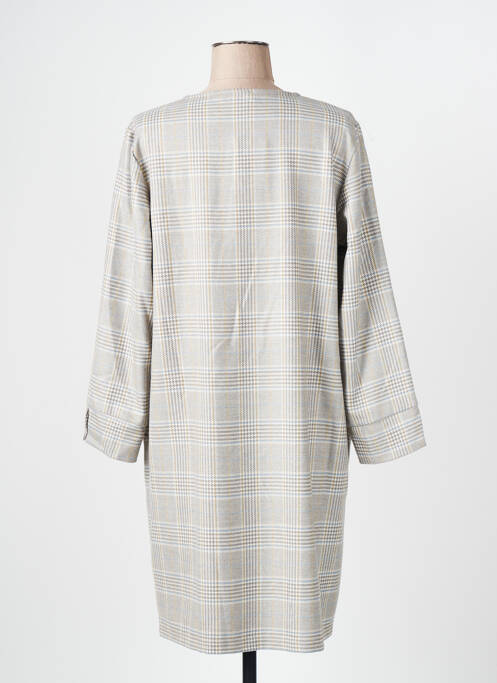 Robe mi-longue gris SIGNE NATURE pour femme