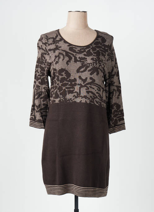 Robe mi-longue marron GERRY WEBER pour femme