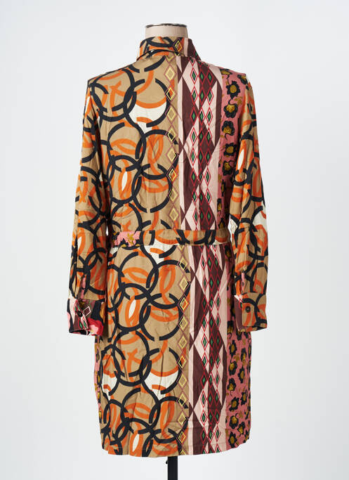 Robe mi-longue noir LA FEE MARABOUTEE pour femme