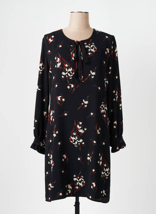 Robe mi-longue noir LA FEE MARABOUTEE pour femme