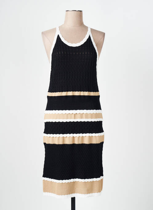 Robe mi-longue noir LIU JO pour femme