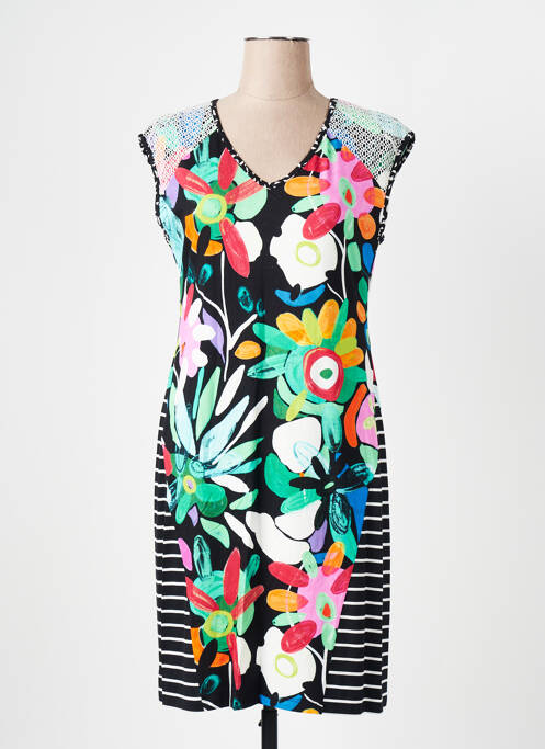 Robe mi-longue noir OLIVIER PHILIPS pour femme