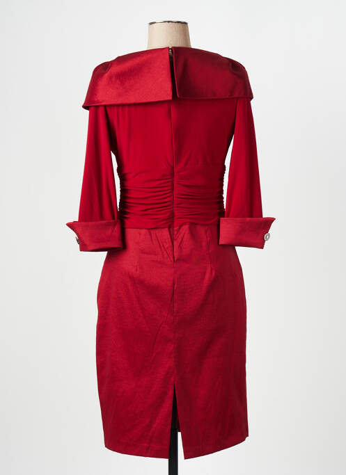 Robe mi-longue rouge JOSEPH RIBKOFF pour femme