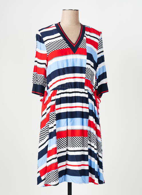 Robe mi-longue rouge TOMMY HILFIGER pour femme