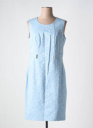 Robe mi-longue imprimé fantaisie sans manche bleu GERRY WEBER femme