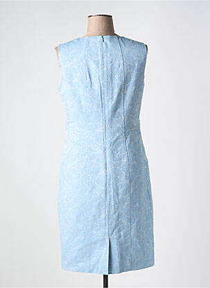 Robe mi-longue imprimé fantaisie sans manche bleu GERRY WEBER femme
