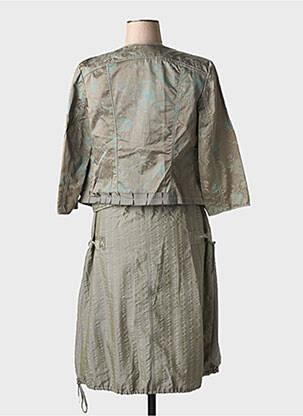 Ensemble robe type de veste casual vert MY WAY femme