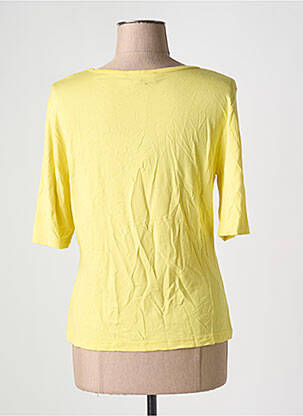 T-shirt stretch manches courtes jaune HAMMER femme