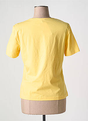 T-shirt sérigraphie floquée manches courtes jaune GERRY WEBER femme
