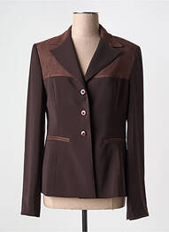 Blazer coupe cintrée marron AMBRE femme
