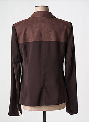 Blazer coupe cintrée marron AMBRE femme