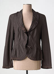 Veste casual col tailleur marron GERRY WEBER femme