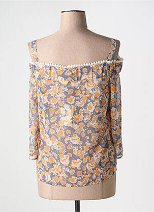 Top imprimé fantaisie manches 3/4 orange COP COPINE femme