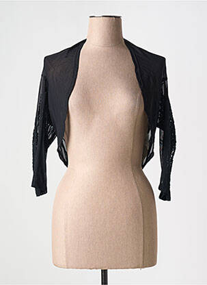 Boléro légère et transparente noir ELISA CAVALETTI femme