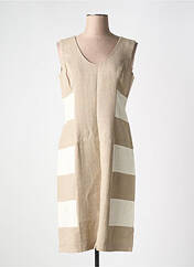 Robe mi-longue beige PLAIT-IL ? pour femme seconde vue