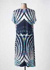 Robe mi-longue bleu CHRISTINE LAURE pour femme seconde vue