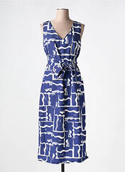 Robe mi-longue bleu SIGNE NATURE pour femme seconde vue