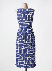 Robe mi-longue bleu SIGNE NATURE pour femme seconde vue