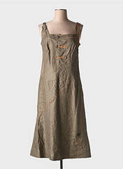 Robe mi-longue marron MY WAY pour femme seconde vue