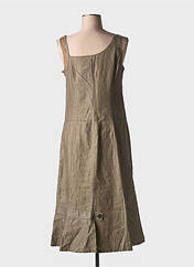 Robe mi-longue marron MY WAY pour femme seconde vue