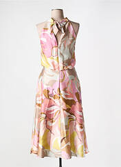 Robe mi-longue rose VERA MONT pour femme seconde vue