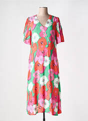 Robe mi-longue rouge SIGNE NATURE pour femme seconde vue