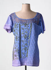 T-shirt violet ANGELS NEVER DIE pour femme seconde vue