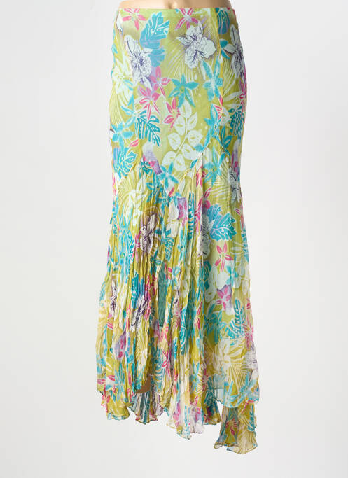 Jupe longue vert ELENA MIRO pour femme
