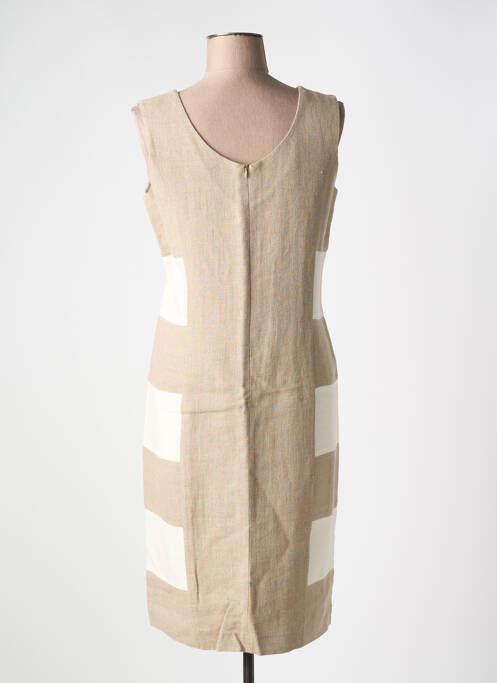 Robe mi-longue beige PLAIT-IL ? pour femme