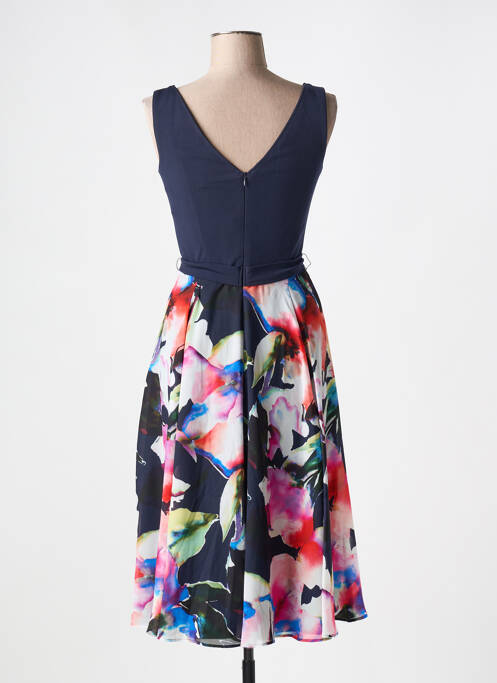 Robe mi-longue bleu VERA MONT pour femme