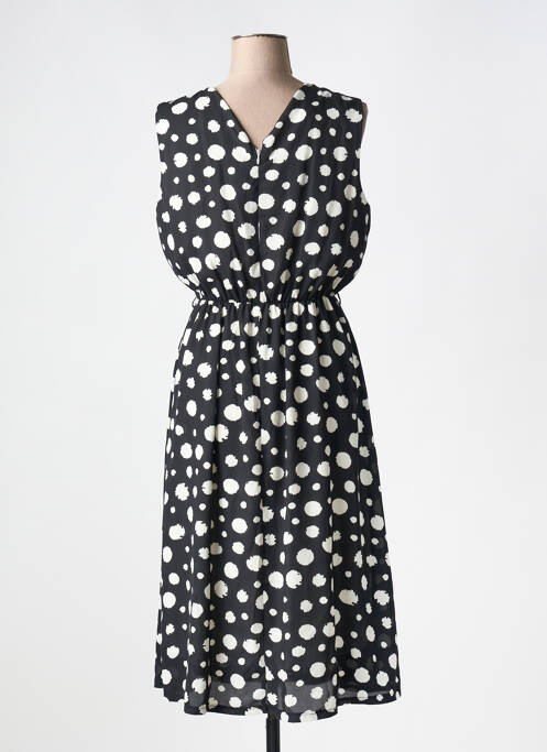 Robe mi-longue noir BATIDA pour femme