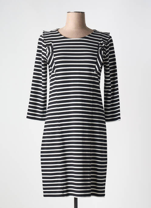 Robe mi-longue noir STREET ONE pour femme