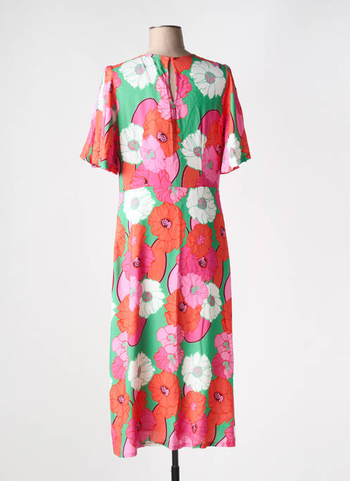 Robe mi-longue rouge SIGNE NATURE pour femme