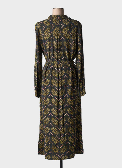 Robe mi-longue vert SIGNE NATURE pour femme