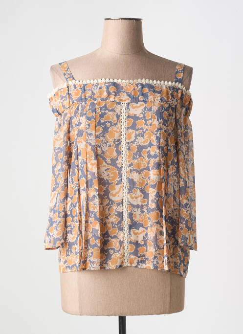 Top orange COP COPINE pour femme