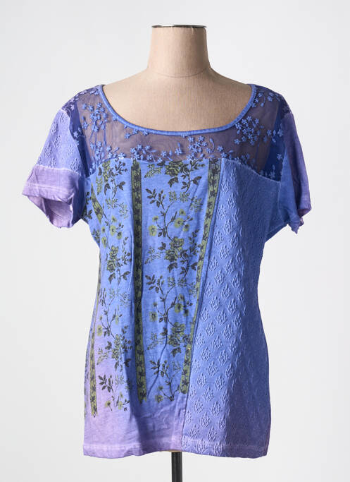 T-shirt violet ANGELS NEVER DIE pour femme