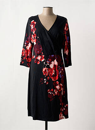 Robe courte manches longues manches longues noir GERRY WEBER femme
