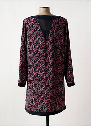 Robe courte manches longues manches longues noir LOLA ESPELETA femme