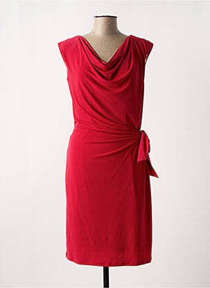 Robe mi-longue sans manche sans manche rouge VERA MONT femme