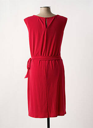 Robe mi-longue sans manche sans manche rouge VERA MONT femme