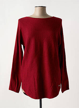 Pull col bateau manches longues rouge STREET ONE femme