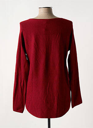 Pull col bateau manches longues rouge STREET ONE femme