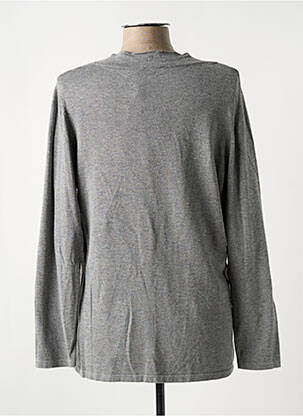 Pull tissage chiné manches longues gris RABE femme