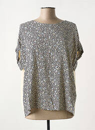 T-shirt stretch manches courtes beige S.OLIVER femme