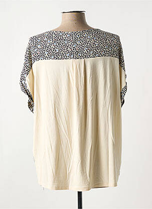 T-shirt stretch manches courtes beige S.OLIVER femme