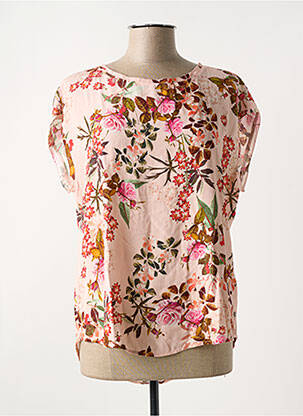 Blouse imprimé fleurs manches courtes rose STREET ONE femme