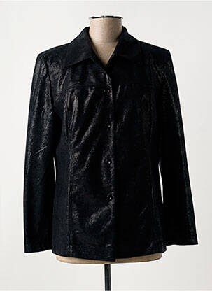 Chemisier coupe cintrée manches longues noir TRU. CITY femme