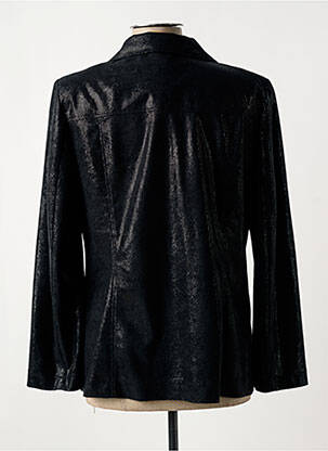 Chemisier coupe cintrée manches longues noir TRU. CITY femme